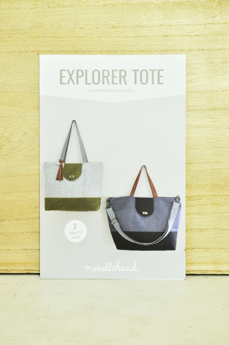 Sewing Pattern by Noodlehead Explorer Tote