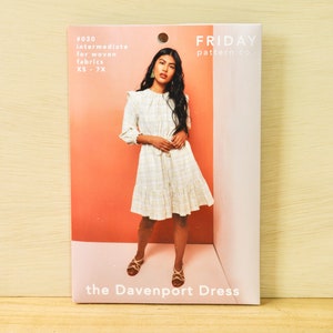The Davenport Dress by Friday Pattern Co. - Sewing Pattern For Woven Fabrics