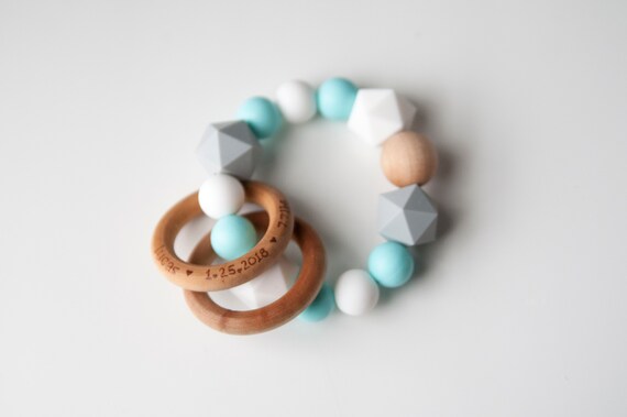 personalized baby teether