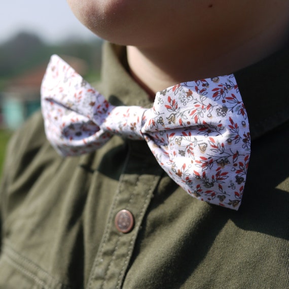 Patron Noeud Papillon Enfant En Coton Liberty Couture Facile Etsy