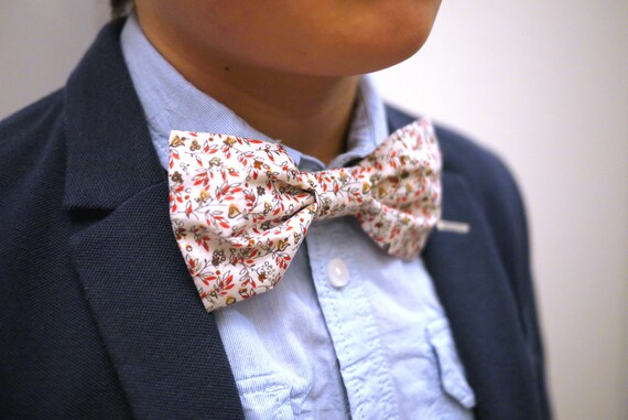 Patron Noeud Papillon Enfant En Coton Liberty Couture Facile Etsy
