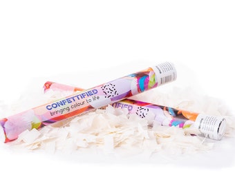 White Paper Slips Confetti cannon launcher/popper