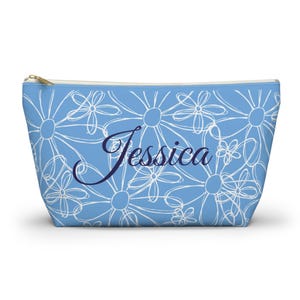 Personalized Makeup Bag, Personalized Travel Cosmetic Bag ,Travel Organizer, Stylish Makeup Holder