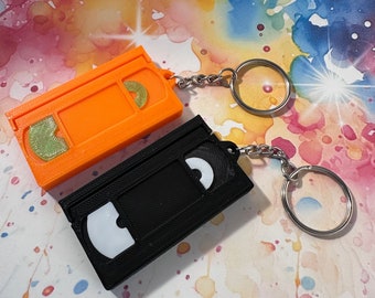 Retro VHS Keychain