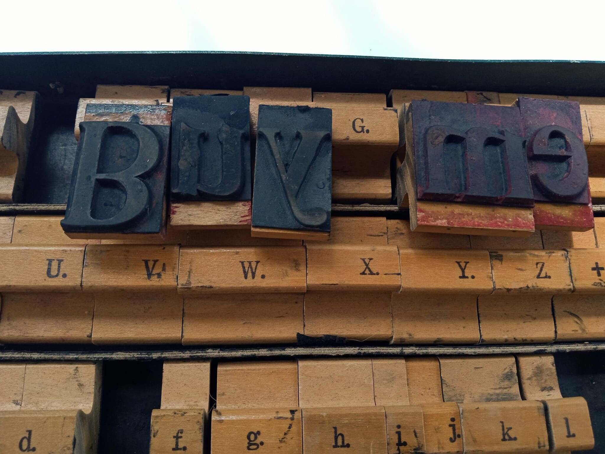 Vintage Columbia Complete Set of Sign and Chart Pricing Rubber Stamps