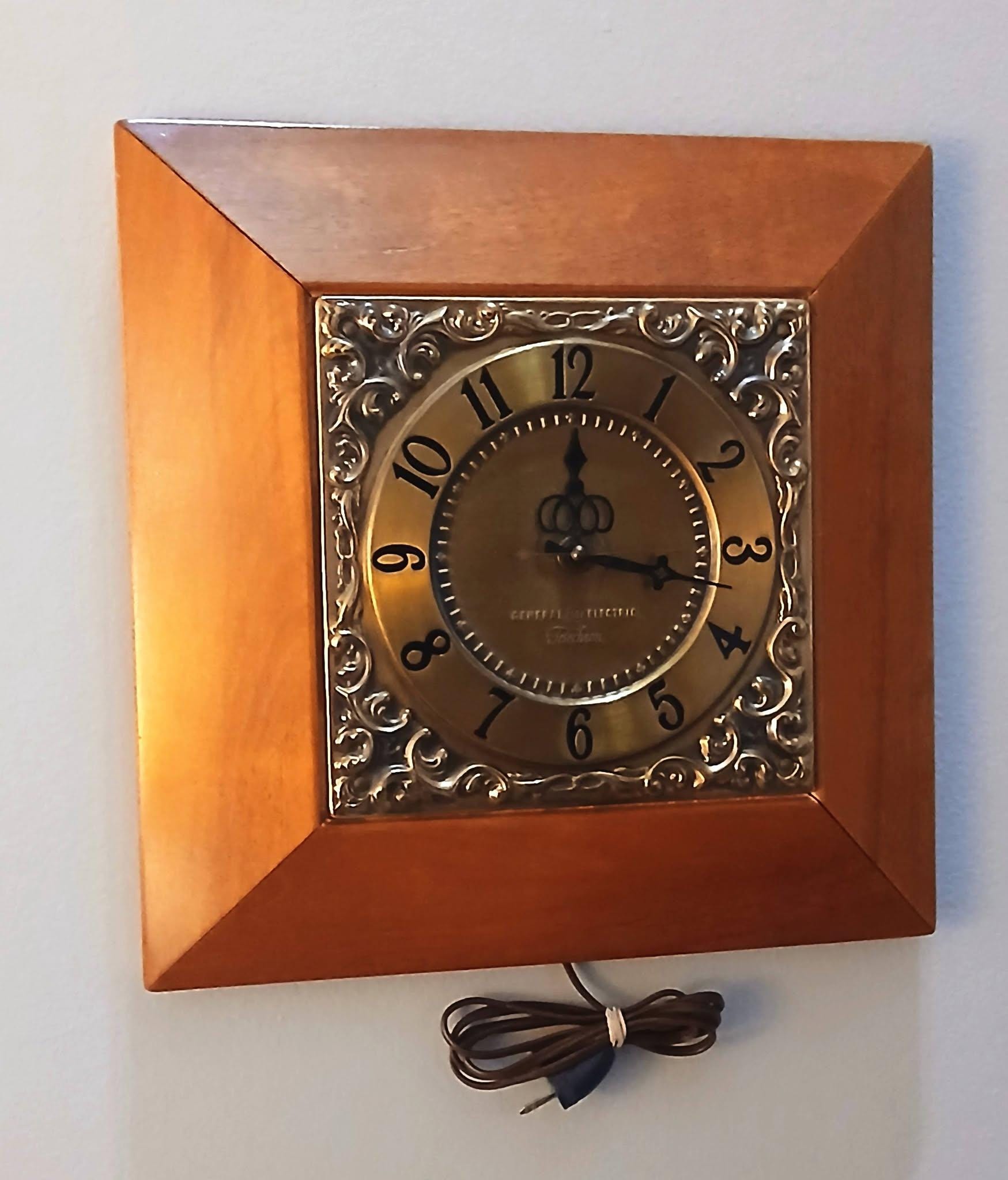 Vintage 1950s Telechron Ge Electric Clock - Etsy
