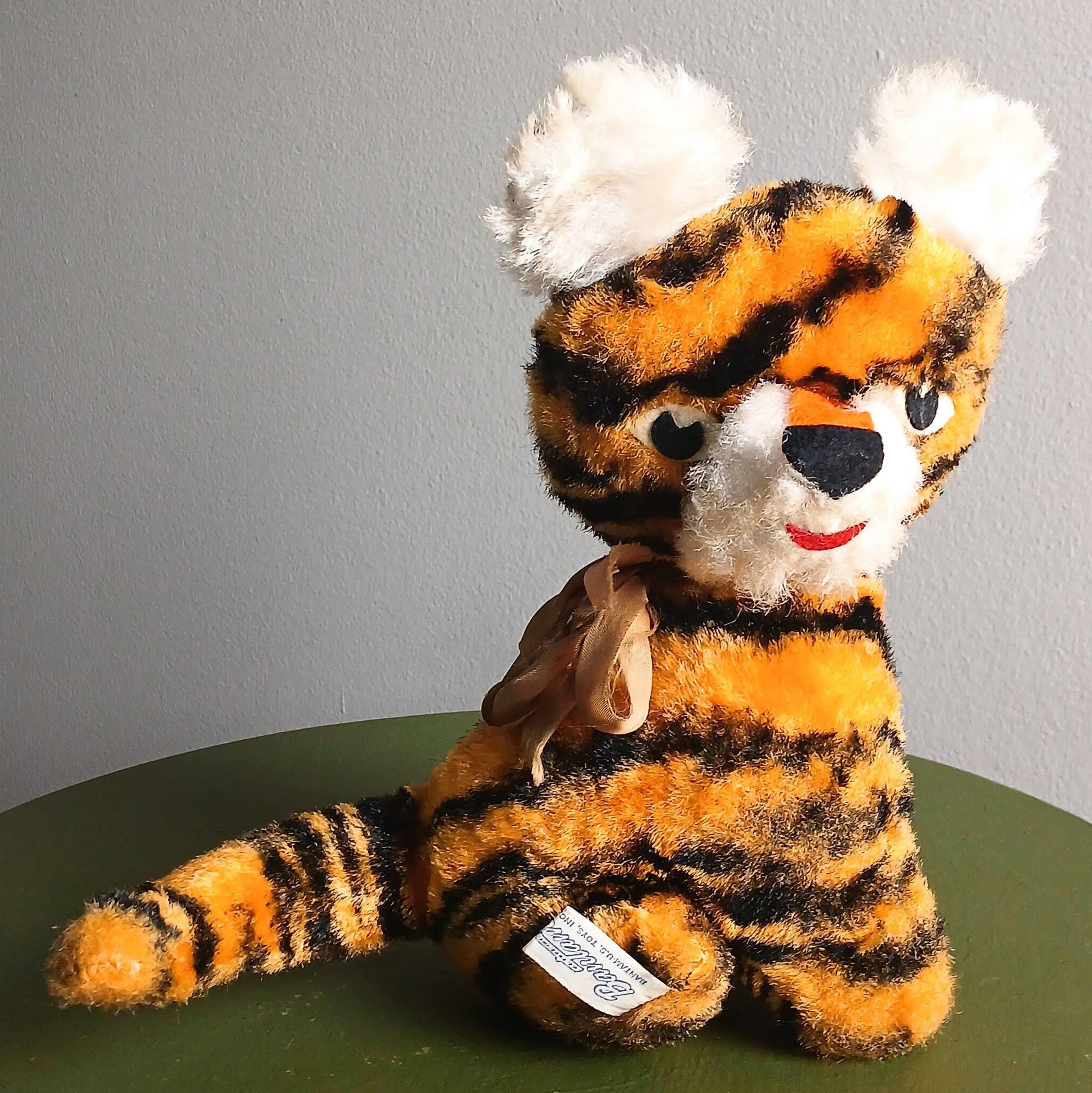 アンティーク タイガーのぬいぐるみ Antique Stuffed Tiger - Etsy