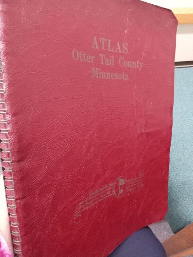 1968 Atlas of Otter Tail County Minnesota Township County Etsy