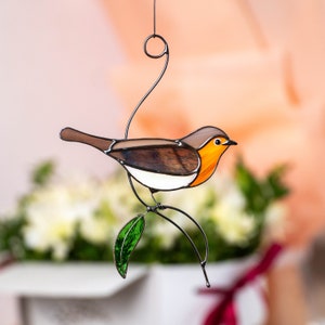 Beautiful stained glass bird