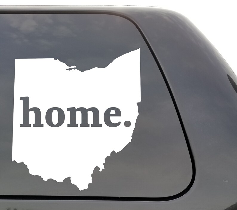 Ohio Decal Ohio OH Decal Home State Decal State Decal Car Etsy