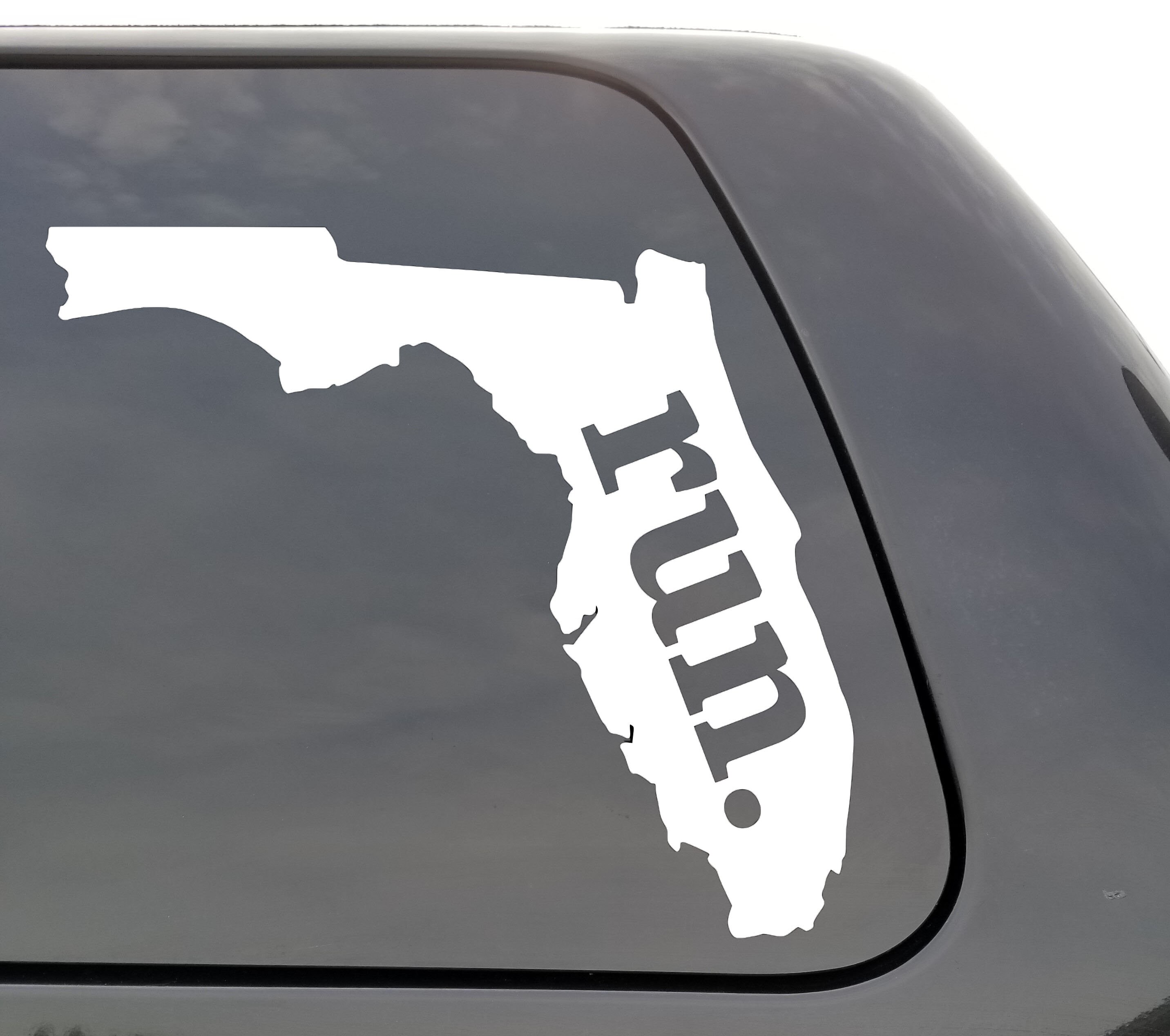 Florida Run Decal Florida FL Run Decal State Running Decal Etsy