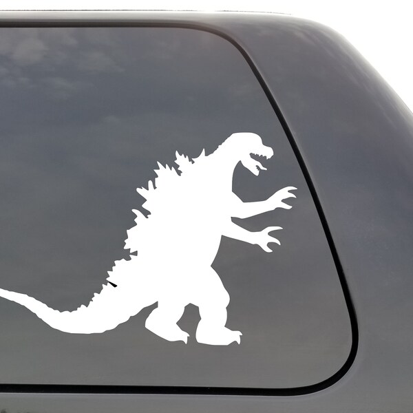 Godzilla Car Decal Etsy