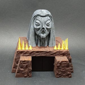 Het model van de sfinxgrot van Time Machine