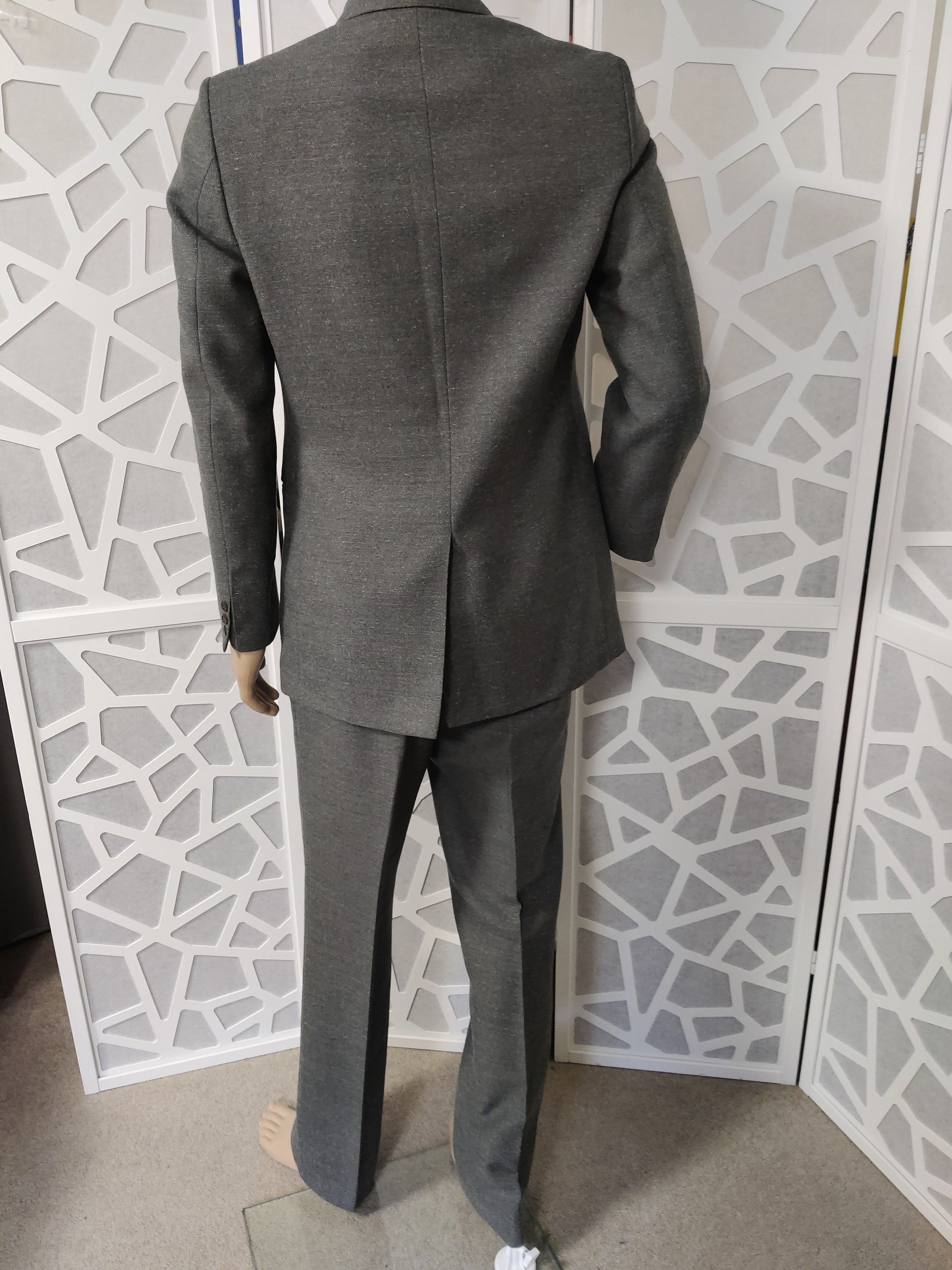 週末値下げ　SUITSELECT グレー チェック ALFRED BROWN 週末値下げ SUITSELECT グレー チェック ALFRED BROWN