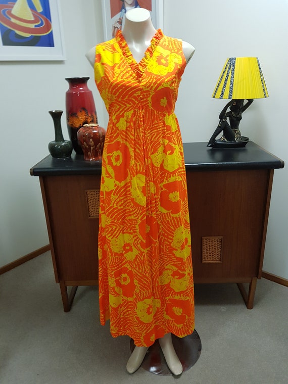 Bright flouro yellow and orange light cool cotton
