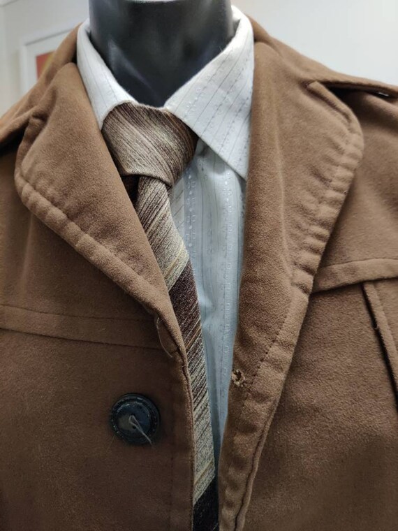 1960s Spicer label mens brown jacket rare find small … Gem