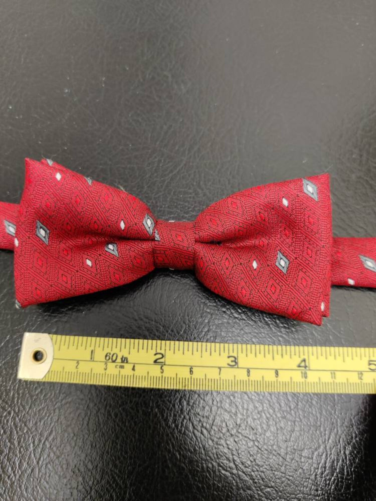 60er Jahre rot gemusterte Fliege kleiner schmaler | Etsy