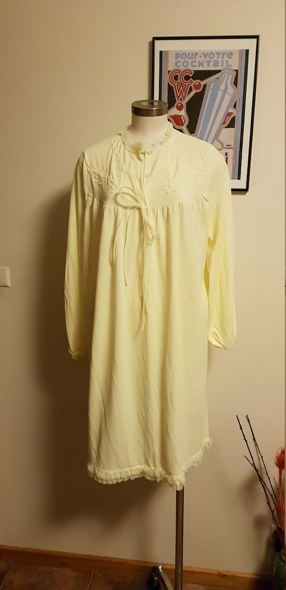 brushed nylon nightdress