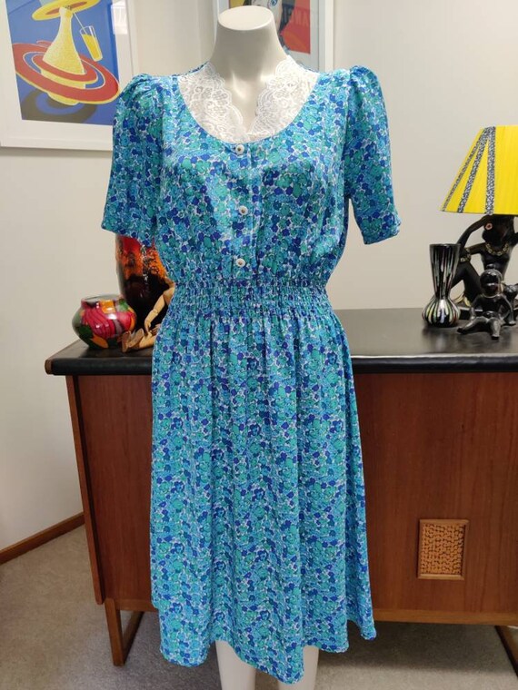 aqua navy blue dress Navy Blue And Aqua Silk Dress