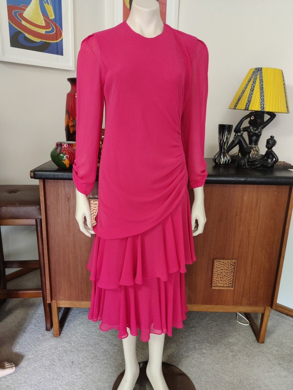 hot pink dress size 12 Pour Another Gown - Hot Pink