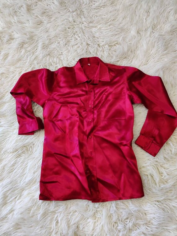 open lace back dress Ties2you Dress Shirt Red Paisley Silk Button Up Mens Shirt for Wedding   ties2you