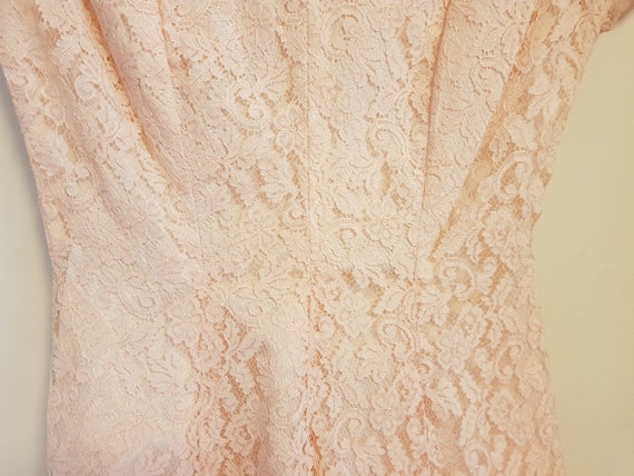 Peach lace bride bridesmaid after five formal bel… - image 4