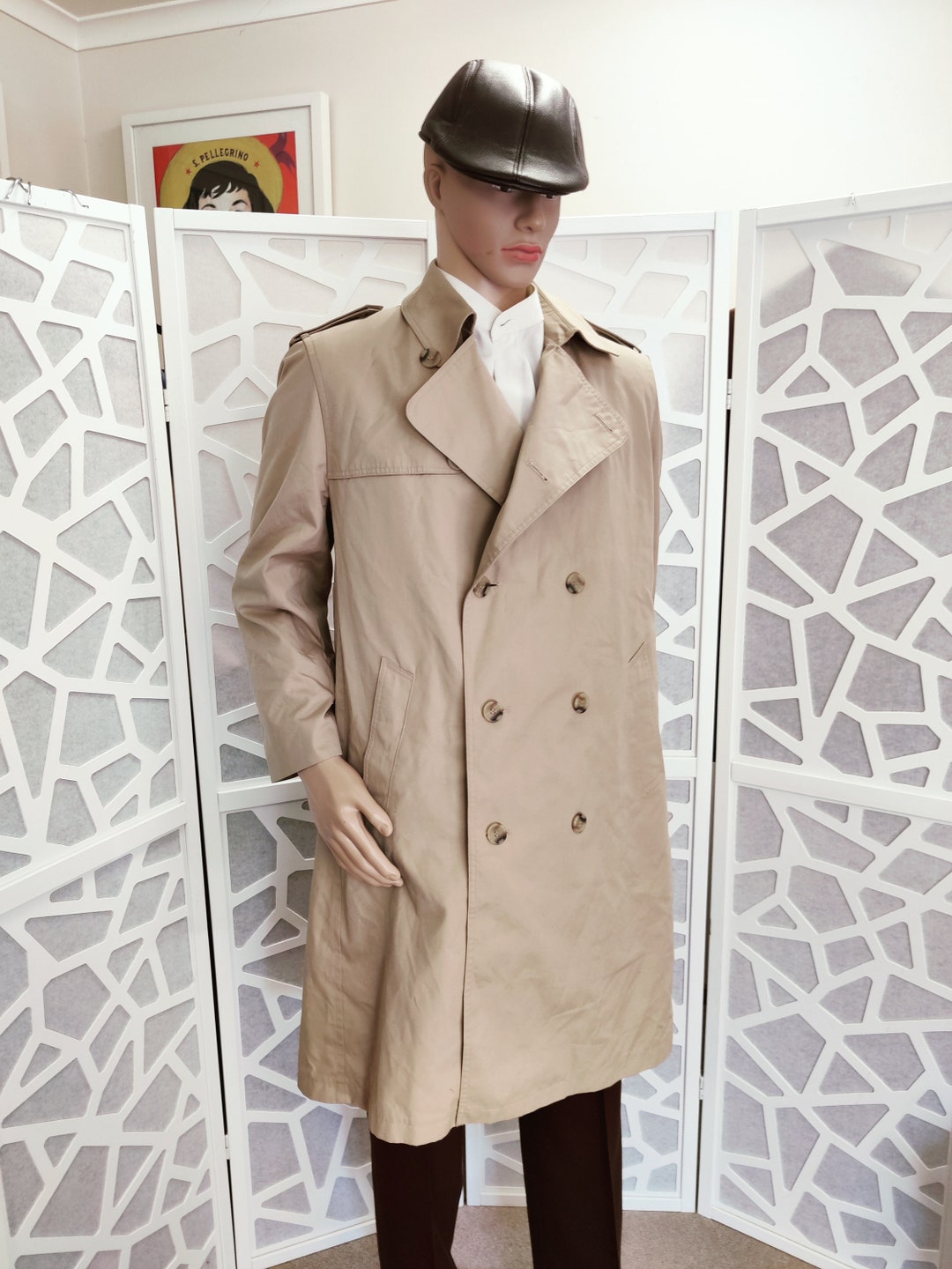 Misty Harbour Made in Korea Knee Length Double Breasted Trench