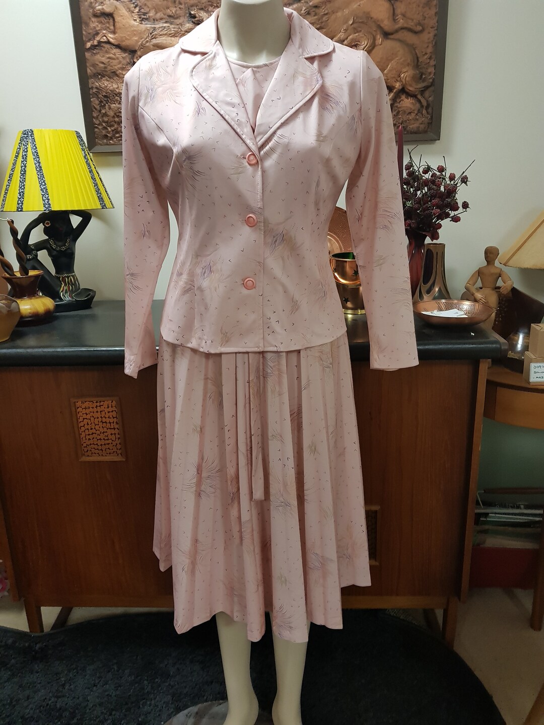 This is a Sweet Dress and Jacket Combo From the 1960s in the Prettiest