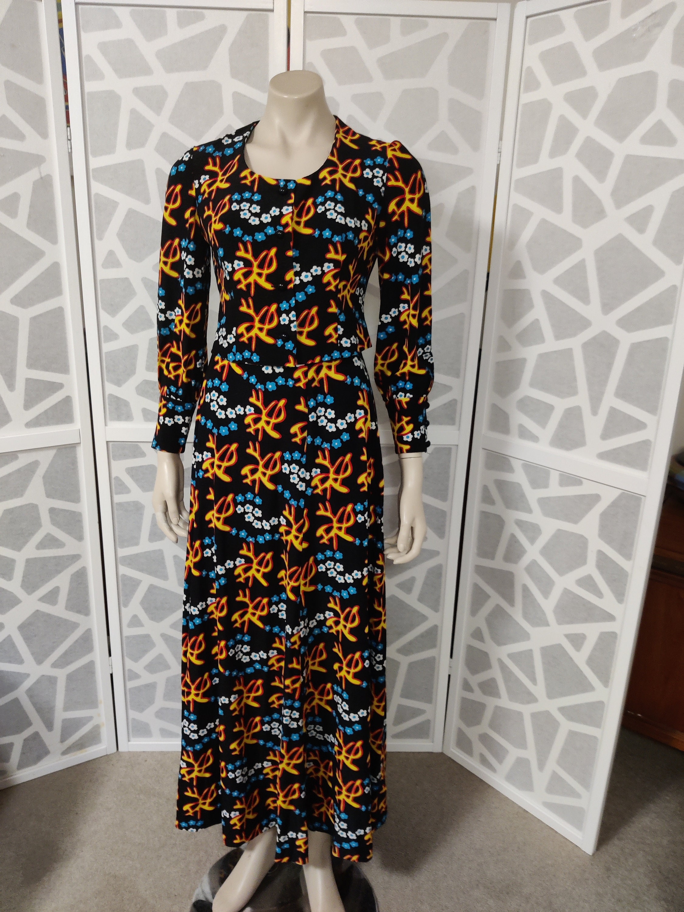 Ensemble Veste + Jupe Longue Côté Sud Paris Noir - Taille 38/40, Neuf Avec étiquettes