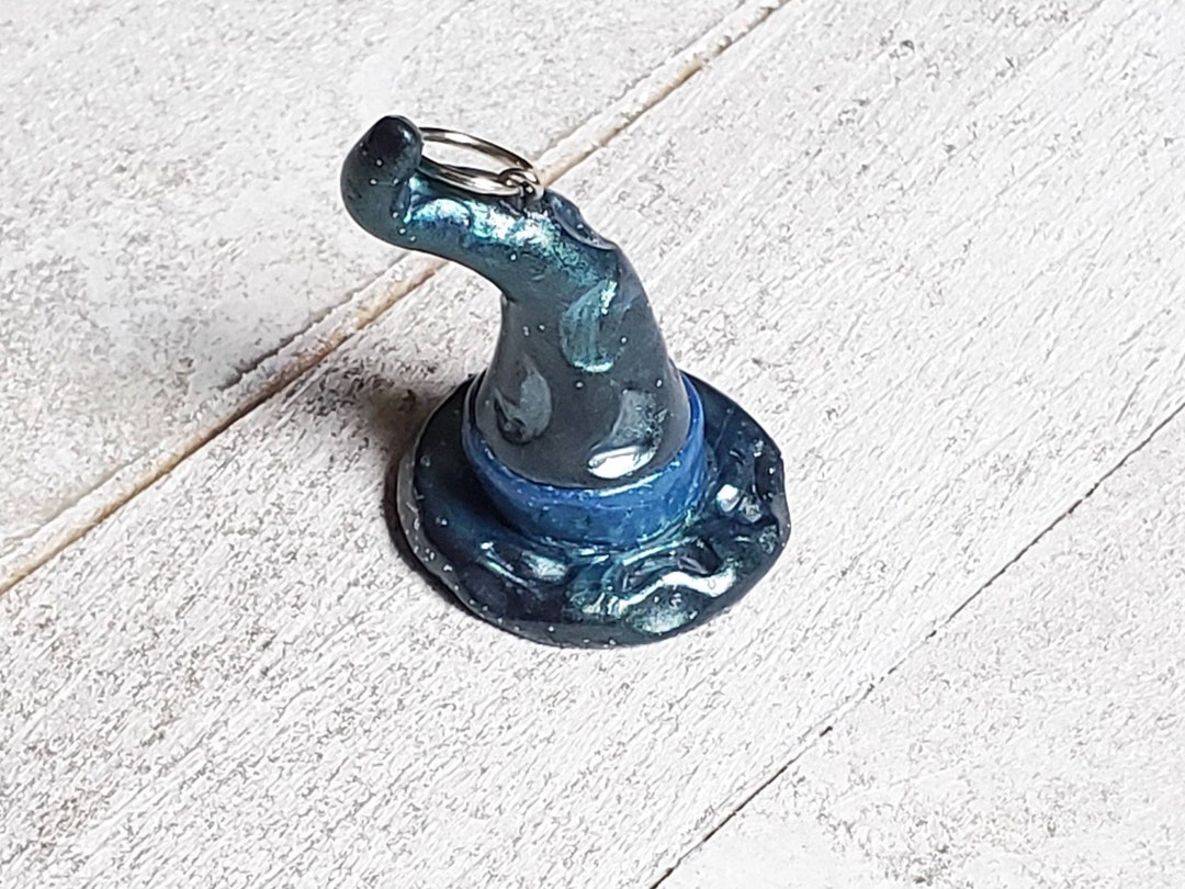 Celestial Witch Hat Pendant Necklace, Witchy Jewelry, Halloween, Charms ...