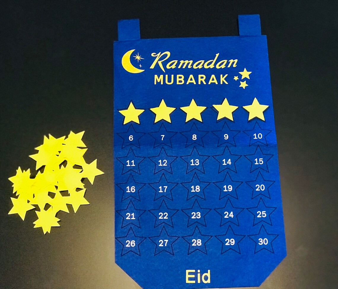 Ramadan Countdown Calendar for Kids Etsy