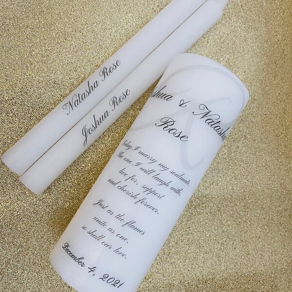 Unity Candle Etsy