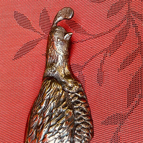 Bronze Quail Sculpture - Etsy