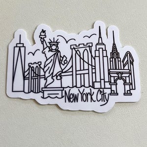 Adesivo skyline di New York