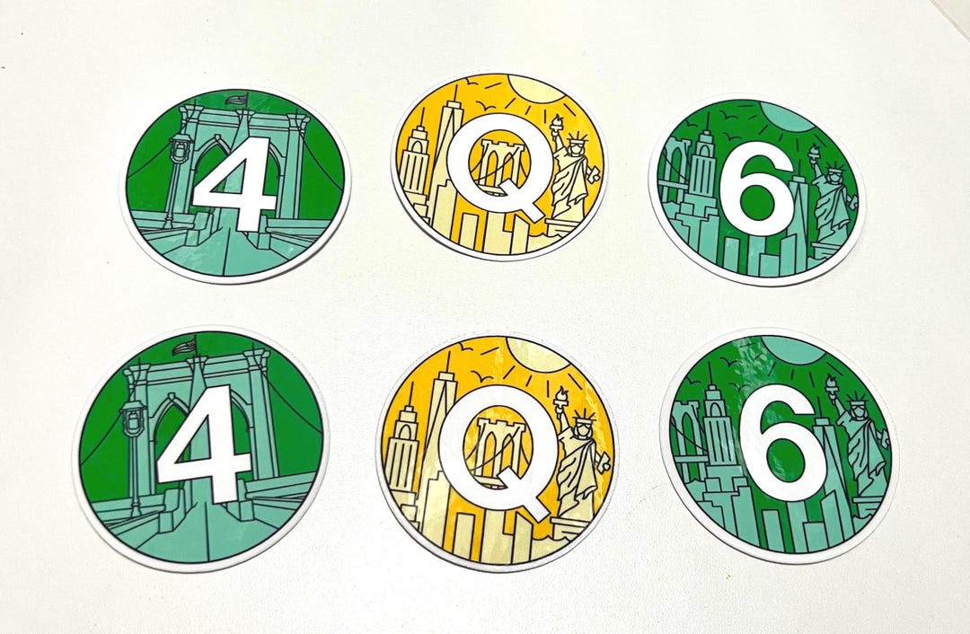 Subway Series MTA Train Line NYC Sticker - Etsy