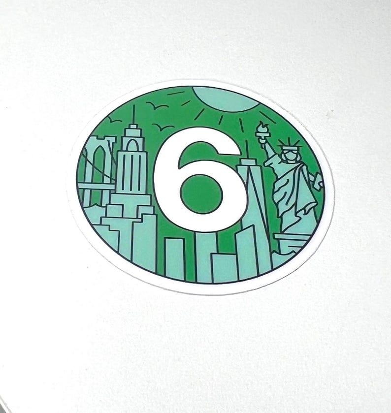 Subway Series MTA Train Line NYC Sticker - Etsy