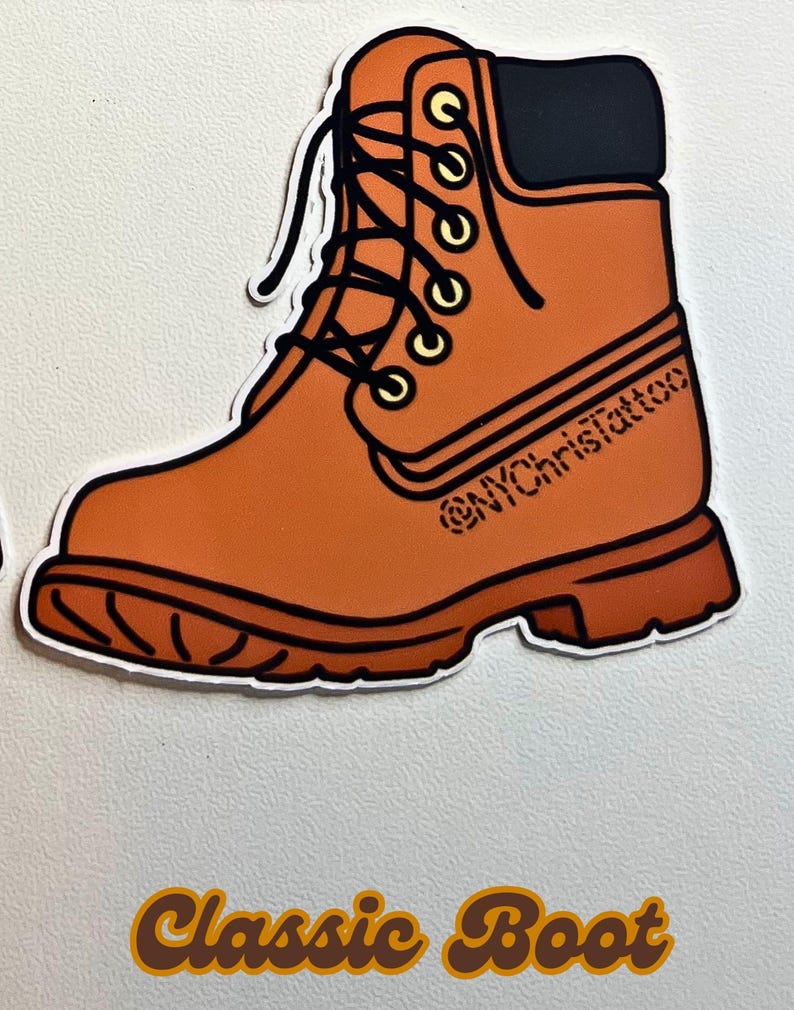 Timbs Boot Sticker NYC - Etsy