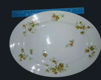 Haviland Autumn Leaf China 14" Serving Platter