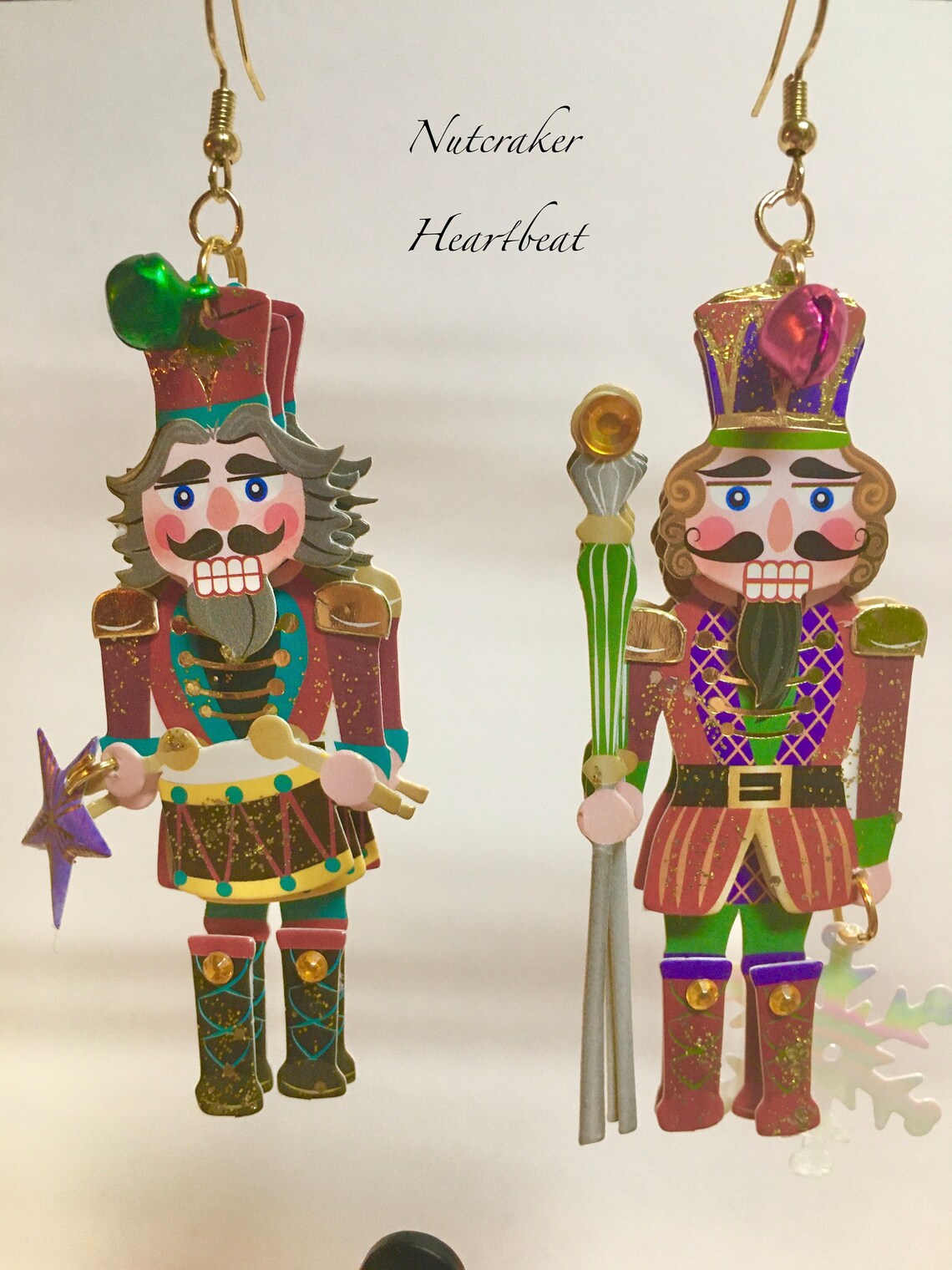 Nutcracker Earrings nutcracker earrings Christmas earrings Etsy