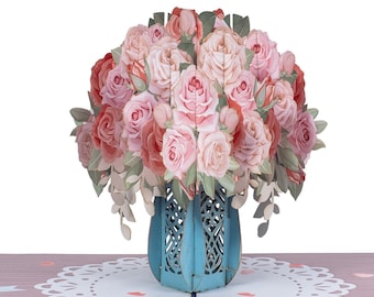 Wedding Cards Lovepop Wedding Florals Pop Up Card 3D Card Congratulations Cards Greeting Card
