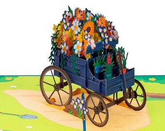 Download 3d Paper Wagon Etsy
