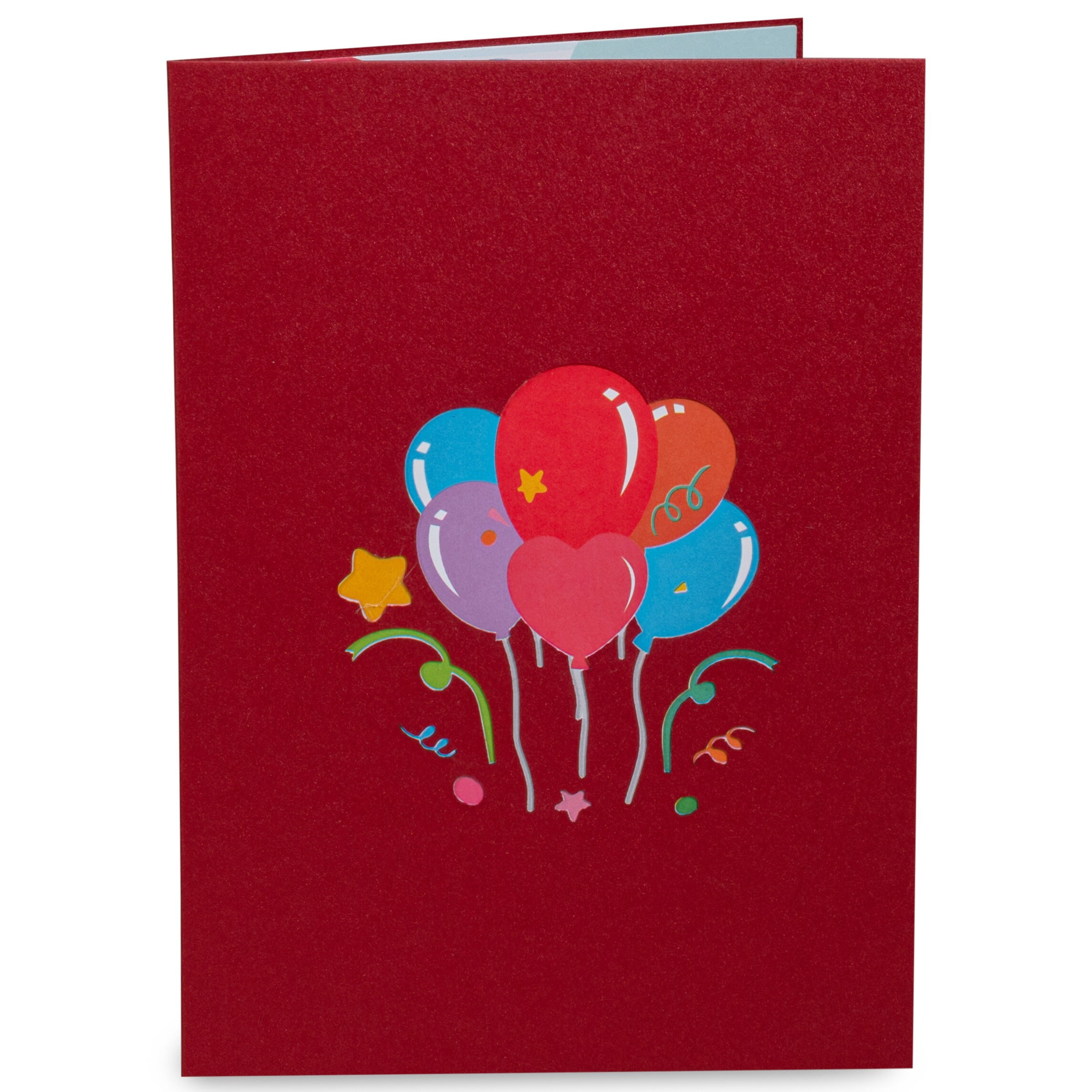 Paper Love Happy Birthday Balloons Pop up Card Handmade 3D - Etsy