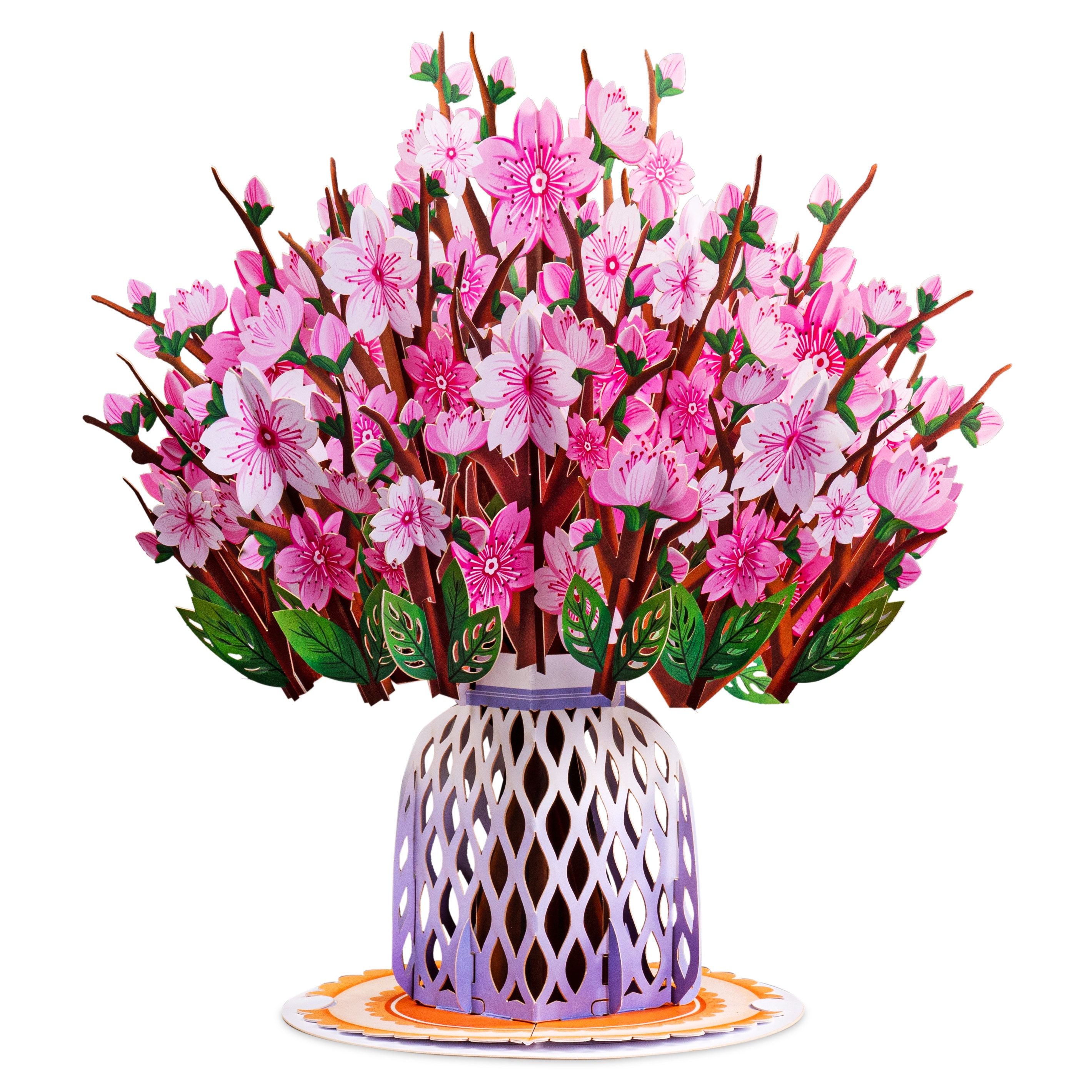 Paper Love Hugepop Cherry Blossom Bouquet Pop Up, With Detachable