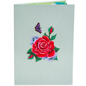 Paper Love 3D Pop up Card, Red Roses, for Mothers Day, All Occasions 5 ...