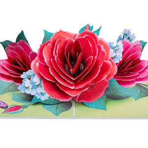 Paper Love 3D Pop up Card, Red Roses, for Mothers Day, All Occasions 5 ...