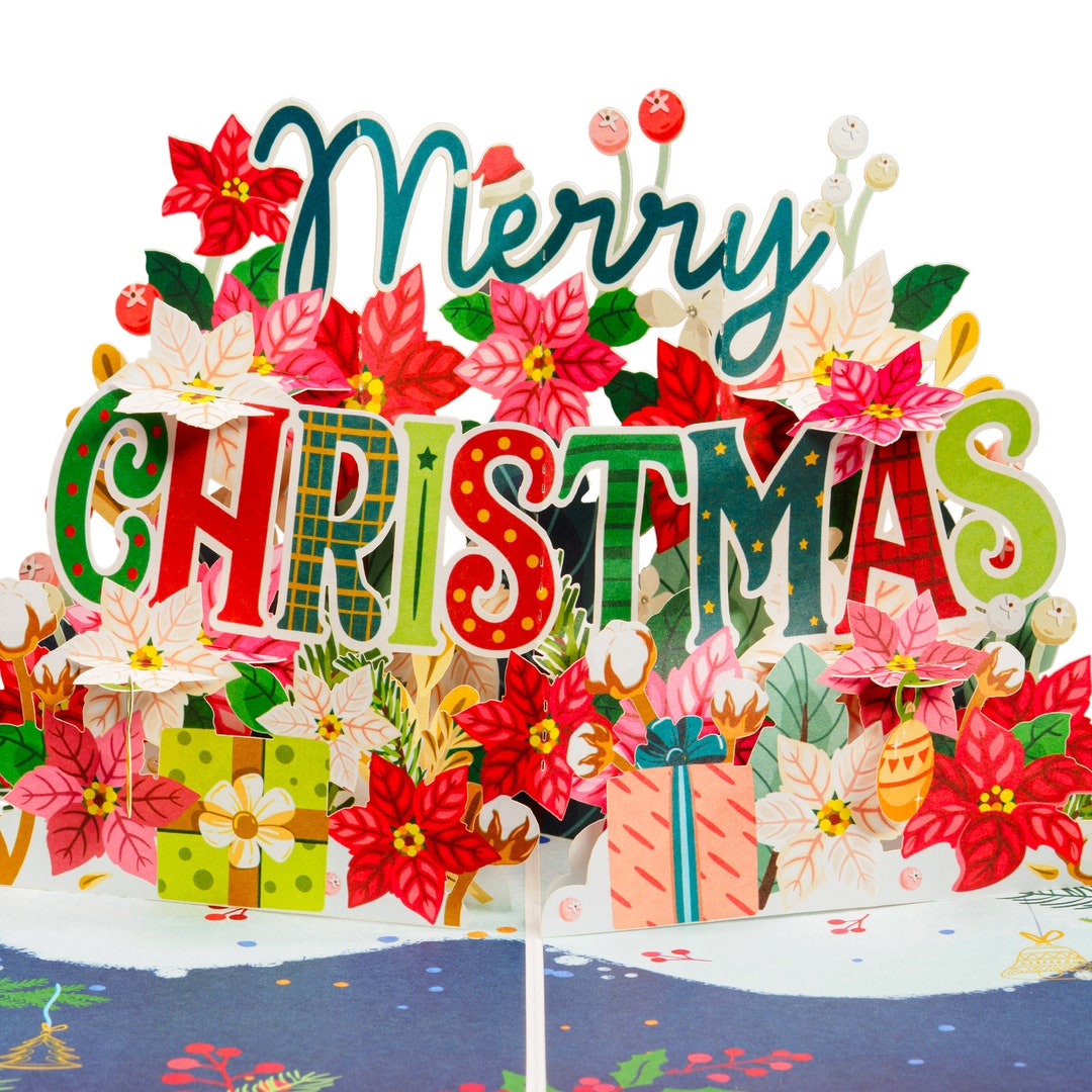 Frndly by Paper Love 3D Pop up Merry Christmas Card, 100% Recycled and ...