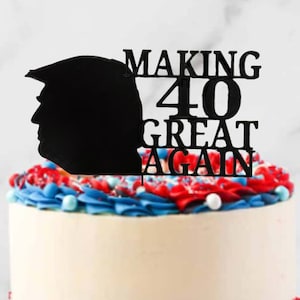 Presidential Birthday Cake Topper