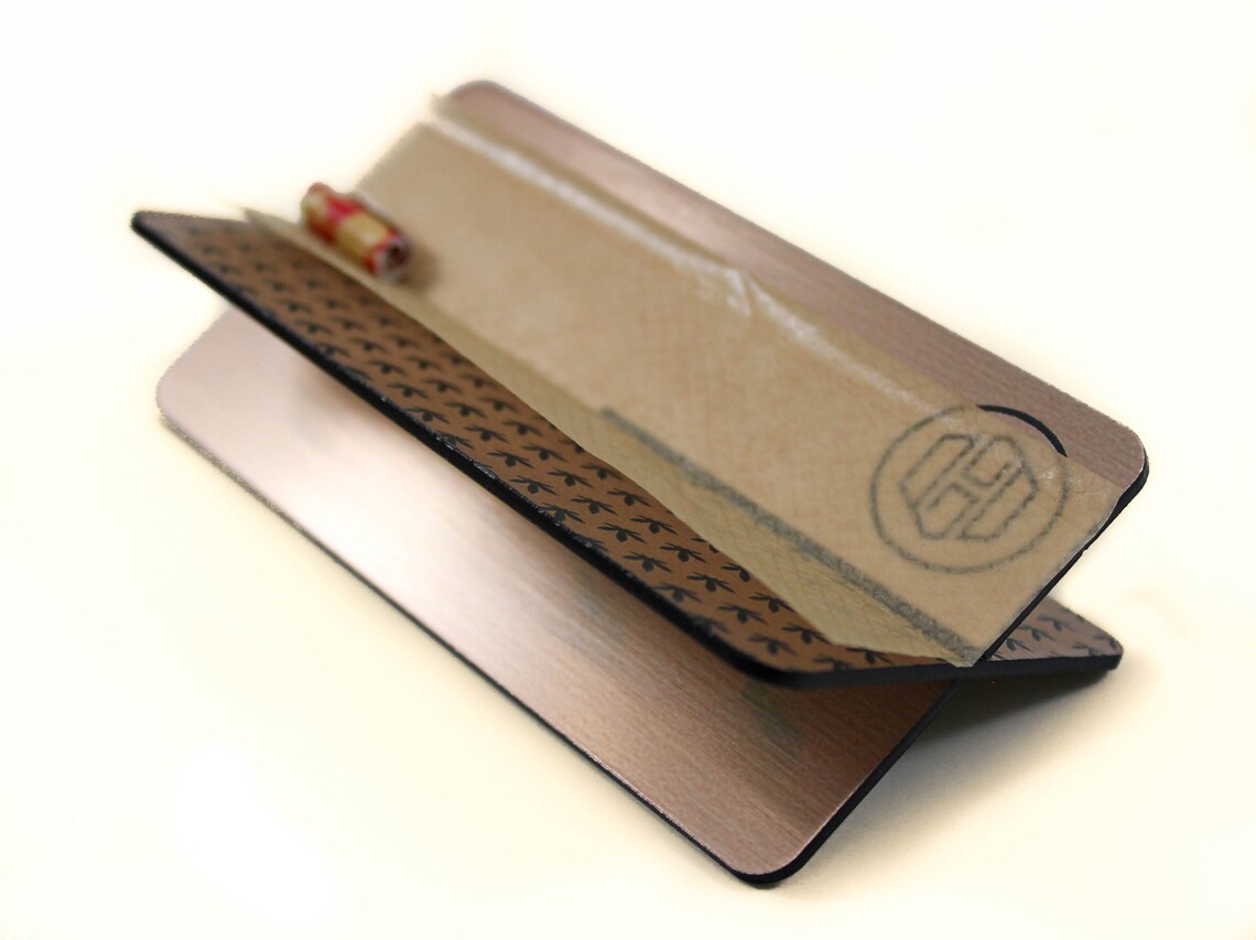 Rose Gold Rolling Tray Weed Rolling Stand Blunt Rolling Etsy