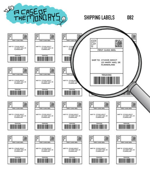 shipping label sticker paper