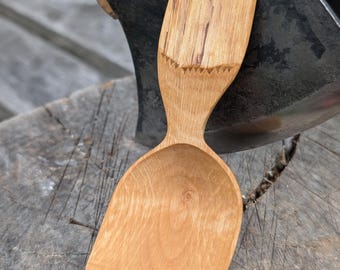Hand Carved Hazel Spoon